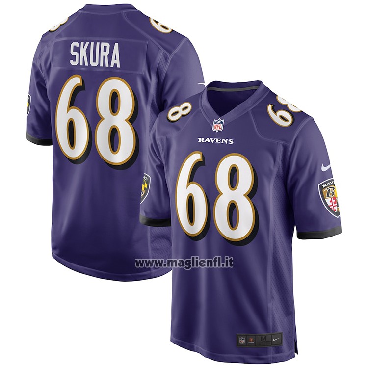 Maglia NFL Game Baltimore Ravens Matt Skura Viola